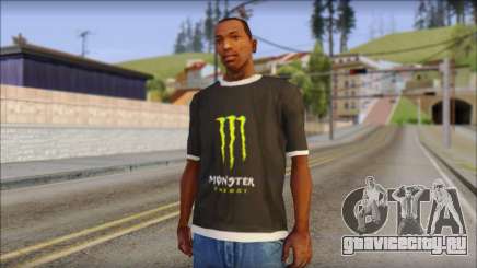 Monster T-Shirt Black для GTA San Andreas