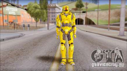 Masterchief Yellow from Halo для GTA San Andreas