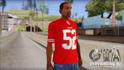 San Francisco 69ers 52 Willis Red T-Shirt для GTA San Andreas