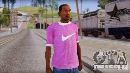 NIKE Pink T-Shirt для GTA San Andreas