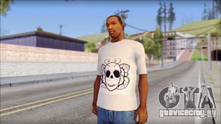 Skull Butterfly T-Shirt для GTA San Andreas