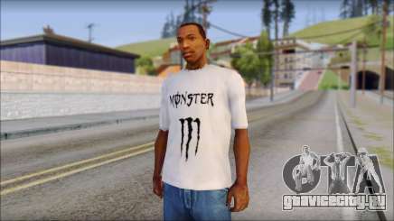 Monster Black And White T-Shirt для GTA San Andreas