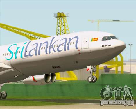 Airbus A340-313 SriLankan Airlines для GTA San Andreas