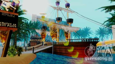 Новый пиратский корабль в Лас Вентурасе для GTA San Andreas