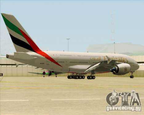 Airbus A380-841 Emirates для GTA San Andreas