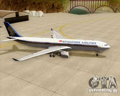 Airbus A330-300 Singapore Airlines для GTA San Andreas