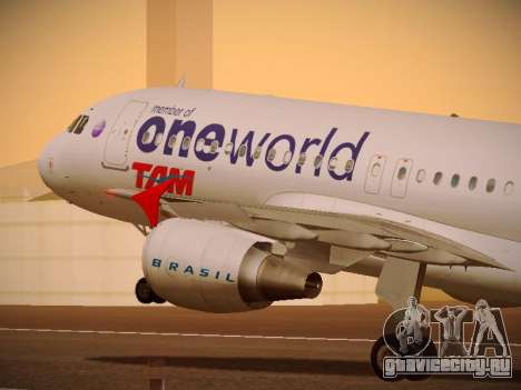 Airbus A320-214 TAM Oneworld для GTA San Andreas