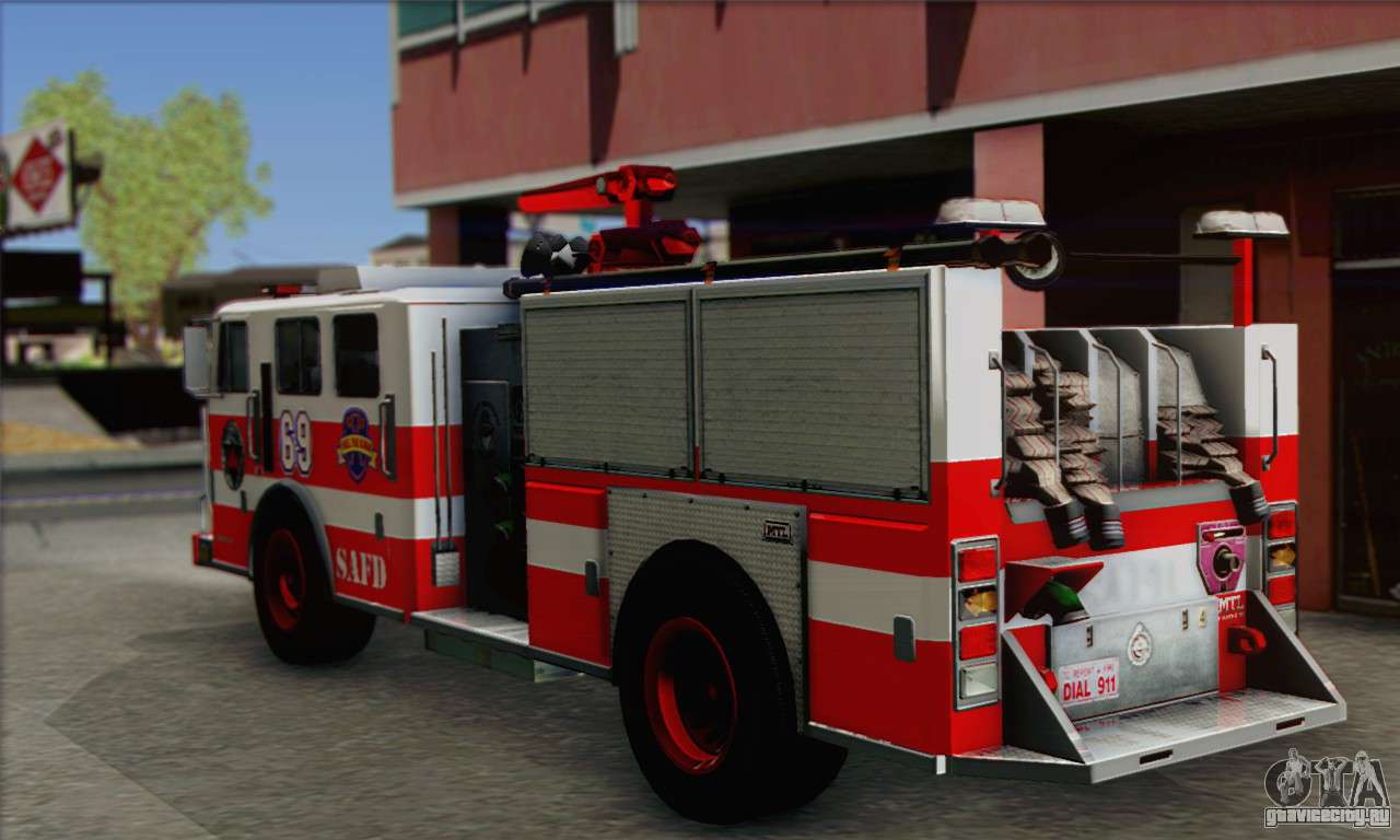 SAFD BRUTE Firetruck для GTA San Andreas. 