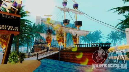Новый пиратский корабль в Лас Вентурасе для GTA San Andreas