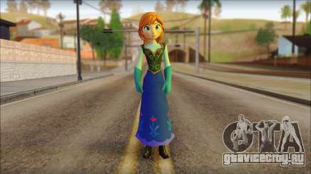 Princess Anna (Frozen) для GTA San Andreas
