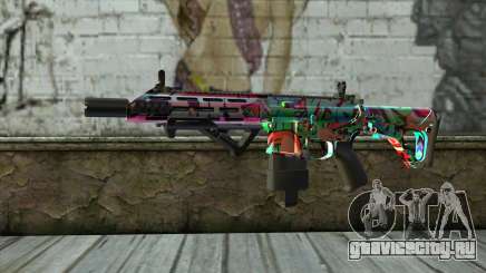 Graffiti Assault rifle v2 для GTA San Andreas