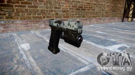 Пистолет Glock 20 skulls для GTA 4