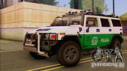 Hummer H2 Colombian Police для GTA San Andreas