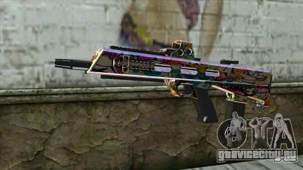 Graffiti Assault rifle для GTA San Andreas