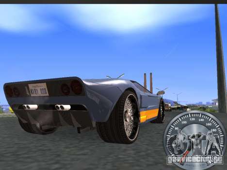 Классический металлический спидометр для GTA San Andreas