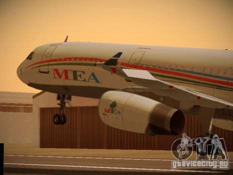 Airbus A321-232 Middle East Airlines для GTA San Andreas