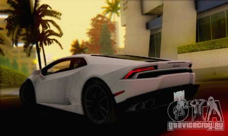Lamborghini Huracan 2014 для GTA San Andreas
