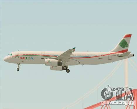 Airbus A321-200 Middle East Airlines (MEA) для GTA San Andreas