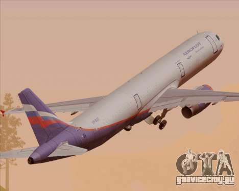 Airbus A321-200 Aeroflot - Russian Airlines для GTA San Andreas