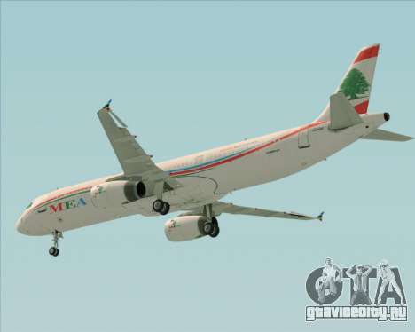 Airbus A321-200 Middle East Airlines (MEA) для GTA San Andreas