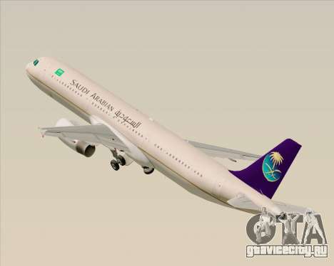 Airbus A321-200 Saudi Arabian Airlines для GTA San Andreas