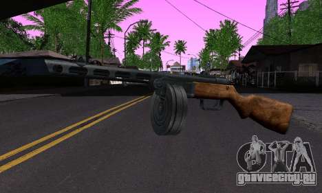 Пистолет-Пулемет Шпагина для GTA San Andreas