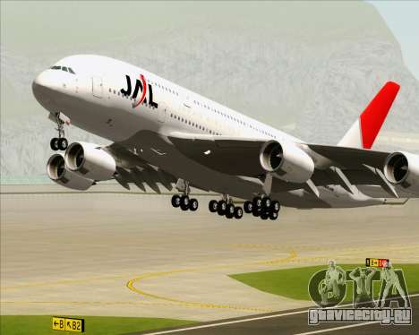 Airbus A380-800 Japan Airlines (JAL) для GTA San Andreas