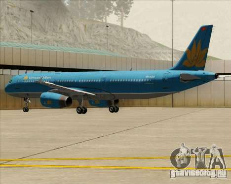 Airbus A321-200 Vietnam Airlines для GTA San Andreas