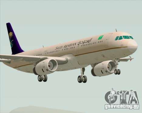 Airbus A321-200 Saudi Arabian Airlines для GTA San Andreas