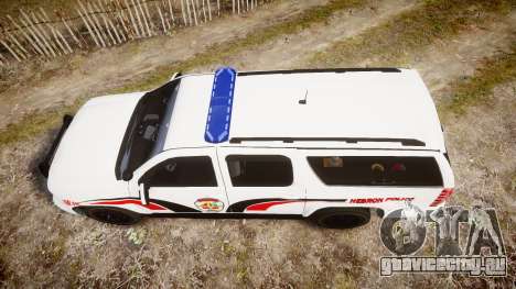 Chevrolet Suburban 2008 Hebron Police [ELS] Blue для GTA 4