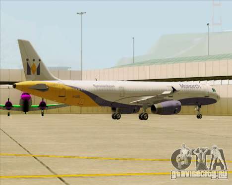 Airbus A321-200 Monarch Airlines для GTA San Andreas