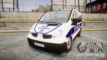Renault Trafic Police Nationale для GTA 4