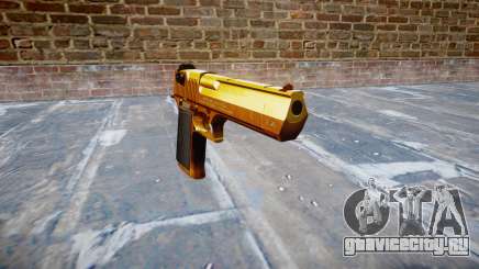 Пистолет IMI Desert Eagle Mk XIX Gold для GTA 4