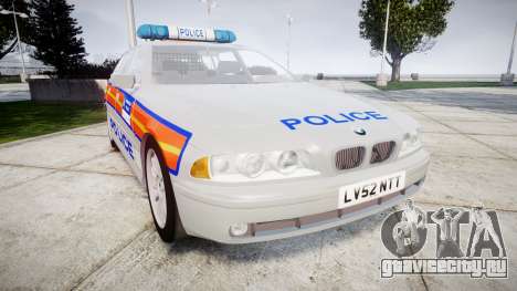 BMW 525i E39 Touring Police [ELS] JSTV для GTA 4