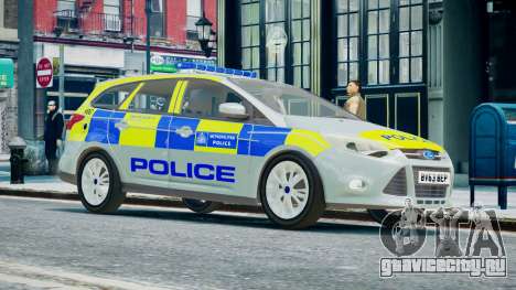 Met Police Ford Focus Estate IRV ELS 8 2013 для GTA 4