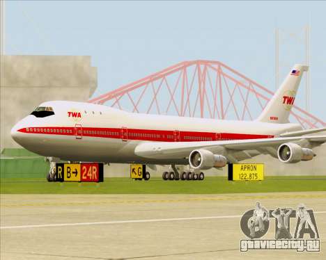 Boeing 747-100 Trans World Airlines (TWA) для GTA San Andreas