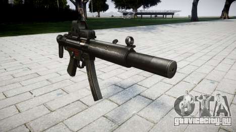 Пистолет-пулемёт MP5SD EOTHS CS для GTA 4