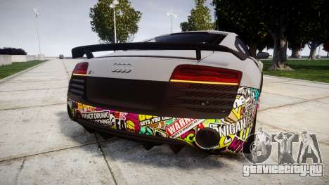 Audi R8 LMX 2015 [EPM] Sticker Bomb для GTA 4