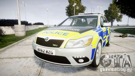 Skoda Octavia vRS Comb Metropolitan Police [ELS] для GTA 4