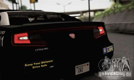 Bravado Buffalo S Police Edition (IVF) для GTA San Andreas