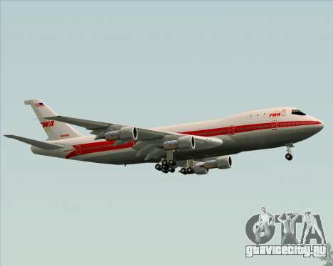 Boeing 747-100 Trans World Airlines (TWA) для GTA San Andreas