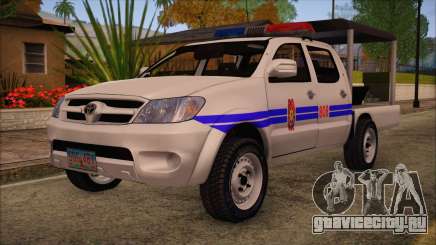 Toyota HiLux Philippine Police Car 2010 для GTA San Andreas