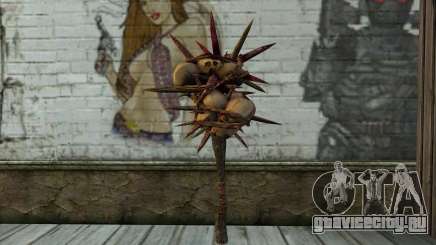 Spyked Zombie Skull Bat From Resident Evil 5 для GTA San Andreas
