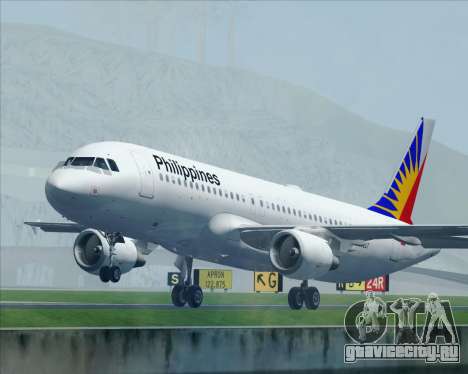 Airbus A320-200 Philippines Airlines для GTA San Andreas