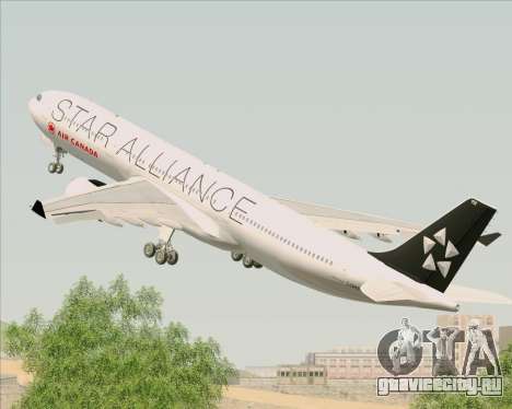 Airbus A330-300 Air Canada Star Alliance Livery для GTA San Andreas