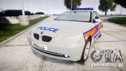BMW 525d E60 2010 Police [ELS] для GTA 4