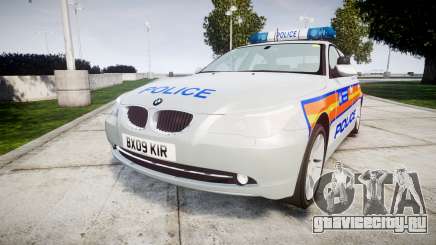 BMW 525d E60 2009 Police [ELS] для GTA 4