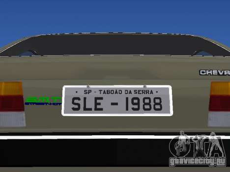 Chevrolet Chevette Hatch для GTA San Andreas