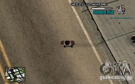 C-HUD Weezy для GTA San Andreas