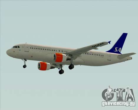 Airbus A320-200 Scandinavian Airlines - SAS для GTA San Andreas